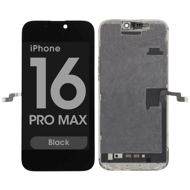 Replacement Lcd Screen For iPhone 16 Pro Max Black FHD ZY