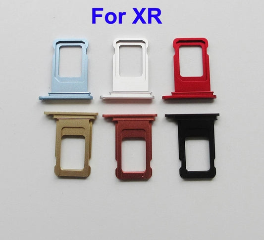 Replacement Sim Card Tray For iPhone XR Red