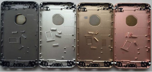 No Logo Battery Back Housing For iPhone 6s 4.7 Rose Gold