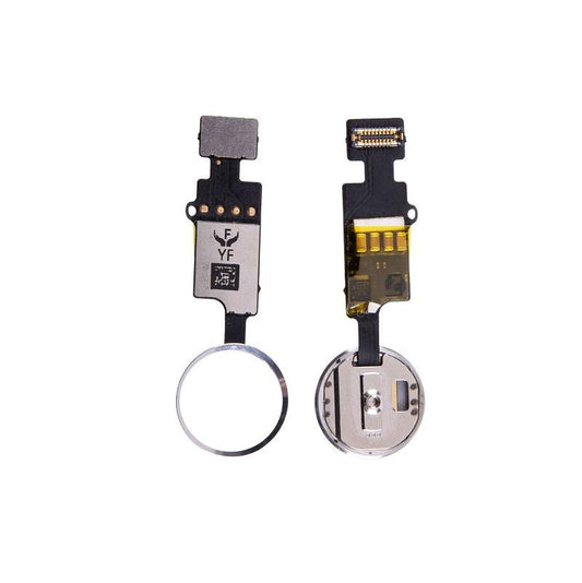 JC V4 Home button Flex For iPhone 7 / 7P / 8 / 8P / SE 2 / SE 3 Silver