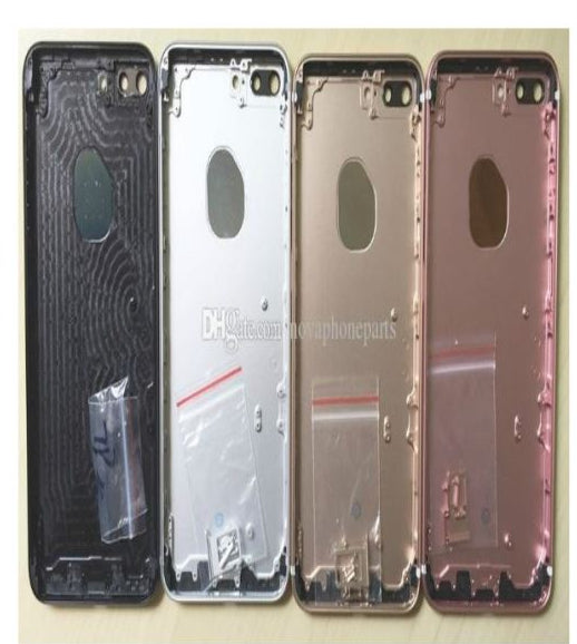 No Logo Battery Back Housing For iPhone 7 Plus 5.5" Black