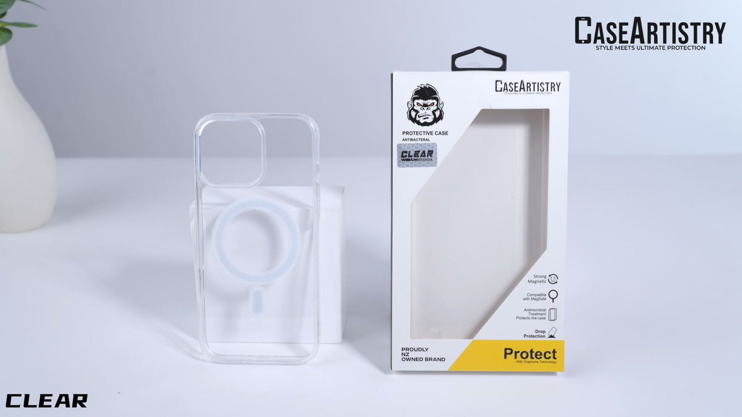 Case Artistry Mag Armor Clear Case For iPhone 12 / 12 Pro - Strong Magnet