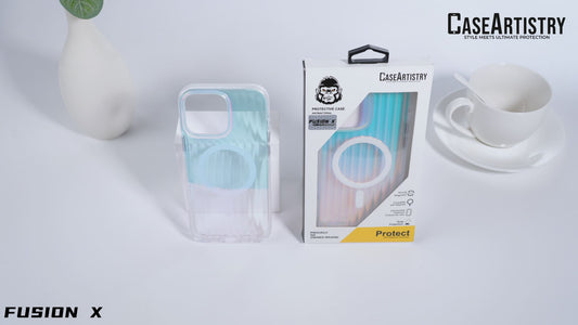 Case Artistry Corrugated Pattern Mag Armor Fusion X iPhone 14 Pro