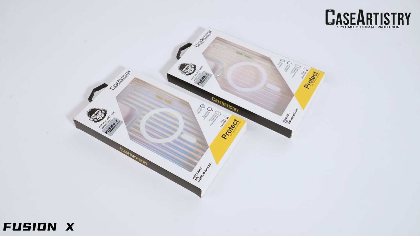 Case Artistry Corrugated Pattern Mag Armor Fusion X iPhone 13 Pro