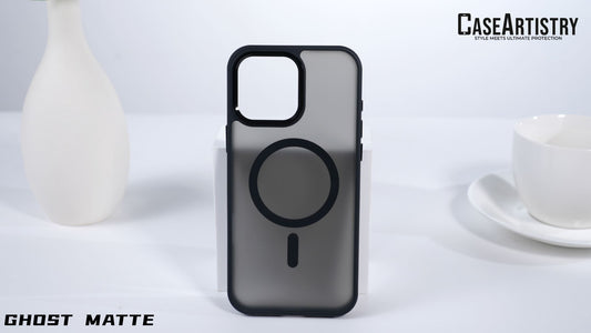 Case Artistry Mag Shield Ghost Matte Case For iPhone 13 Mini Matte Black