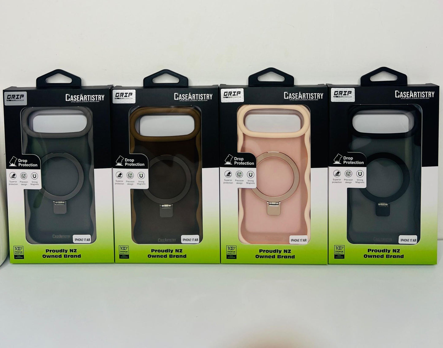 Case Artistry Magnetic Stand Grip Case For iPhone 17 Air