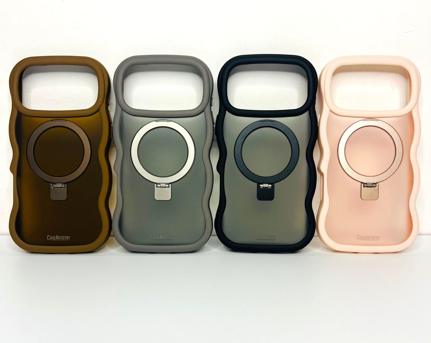 Case Artistry Magnetic Stand Grip Case For iPhone 17 Air