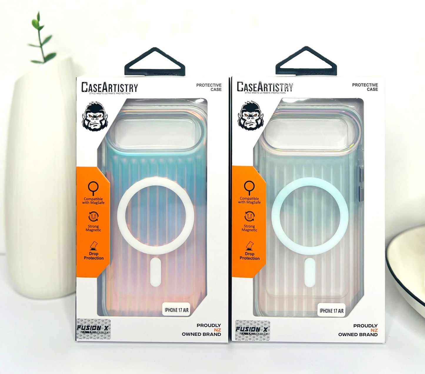 Case Artistry Corrugated Pattern Mag Armor Fusion X iPhone 17 Air