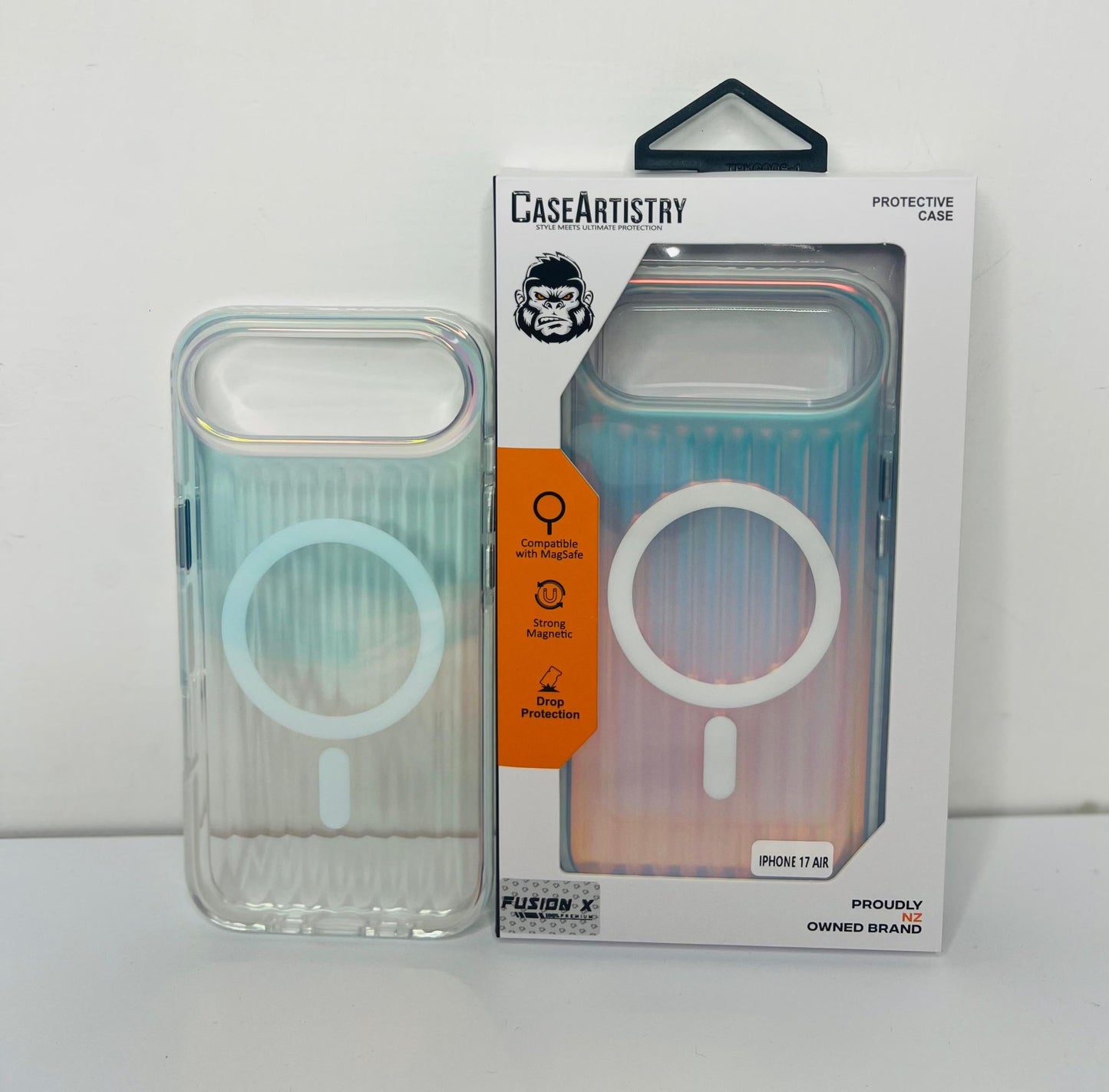 Case Artistry Corrugated Pattern Mag Armor Fusion X iPhone 17 Pro Max