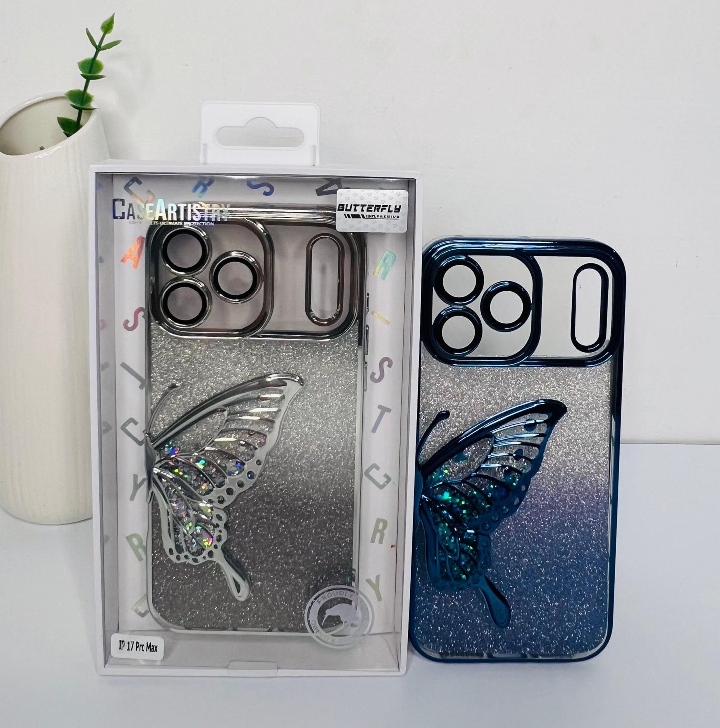 Case Artistry Sparkle Collection Butterfly Case For iPhone 17 Air