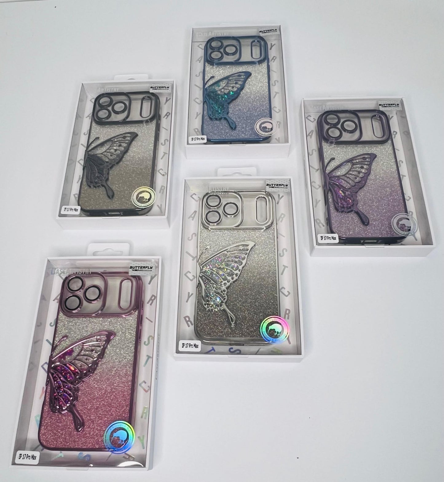 Case Artistry Sparkle Collection Butterfly Case For iPhone 17