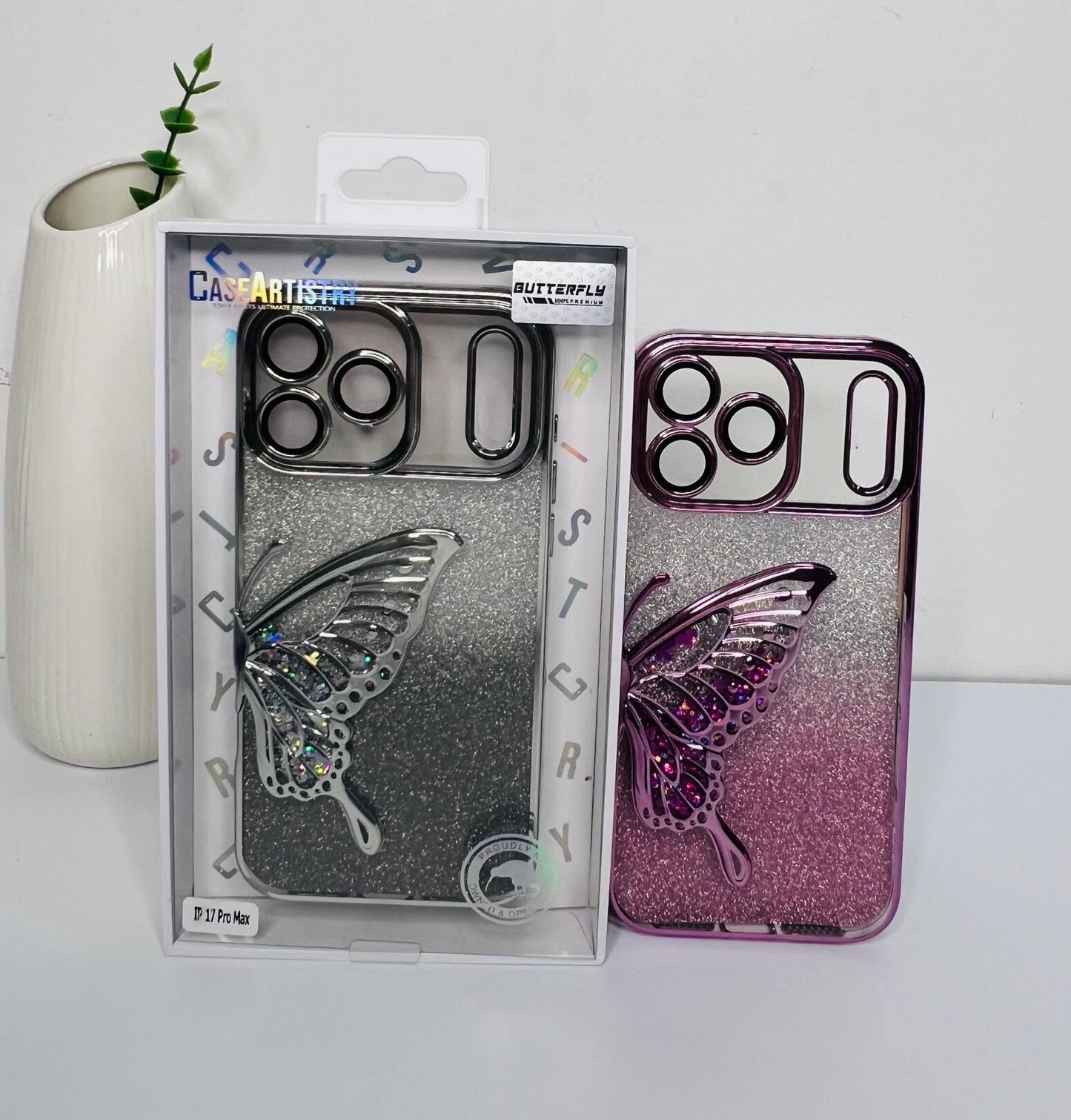 Case Artistry Sparkle Collection Butterfly Case For iPhone 17 Pro