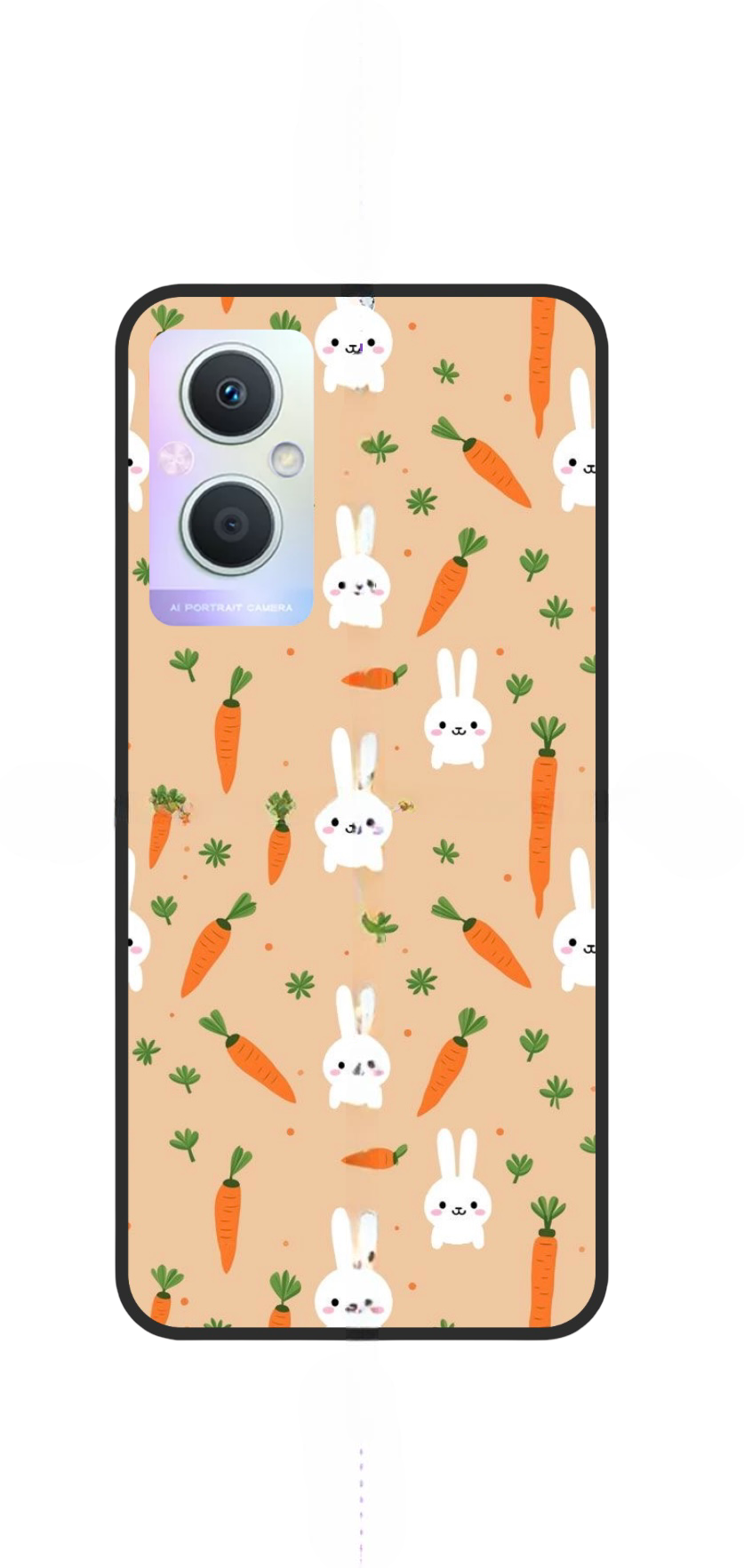 Bunny & Carrot Printed Snap Case For Samsung Galaxy A12 (4G/5G) / M12 - POD