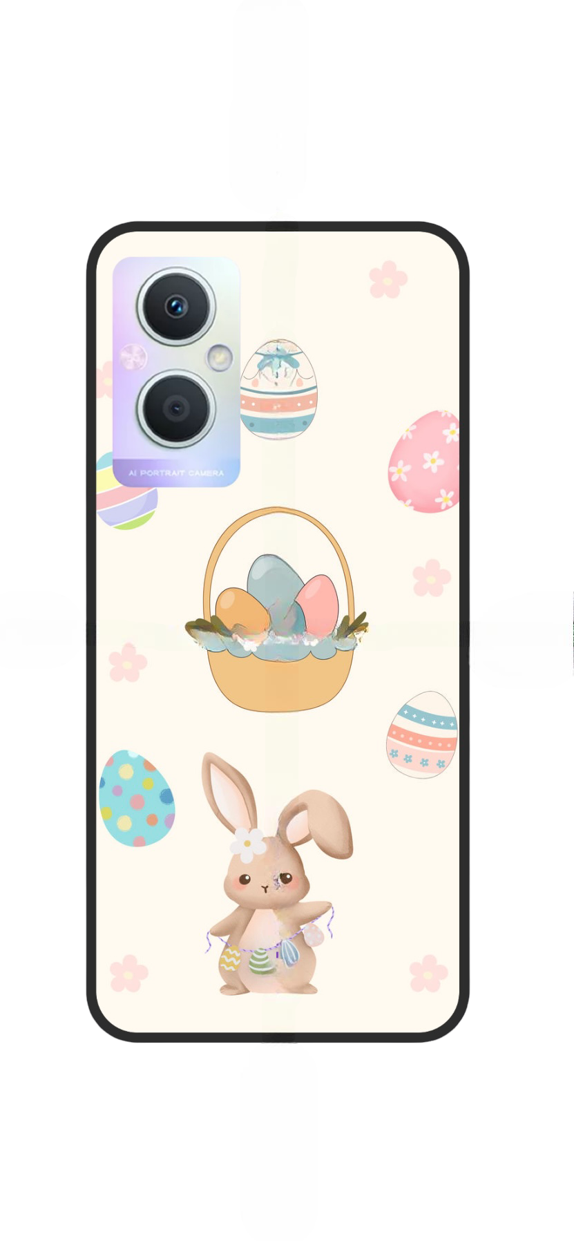 Bunny & Egg Printed Snap Case For Samsung Galaxy A30S / A50S /A50 - POD