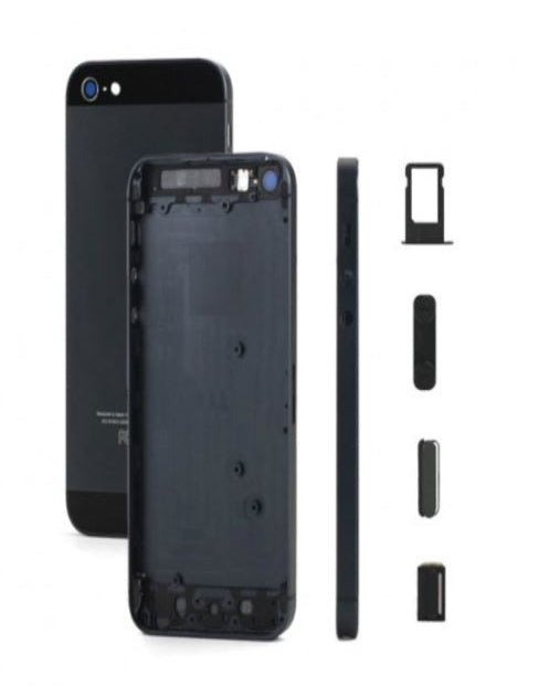 No Logo Rear battery housing for iPhone 5 Grey
