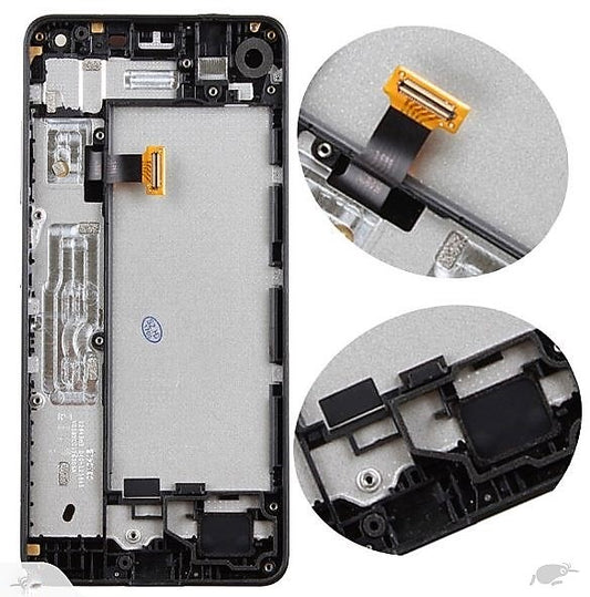 LCD screen With Frame for Nokia Lumia 650 Black