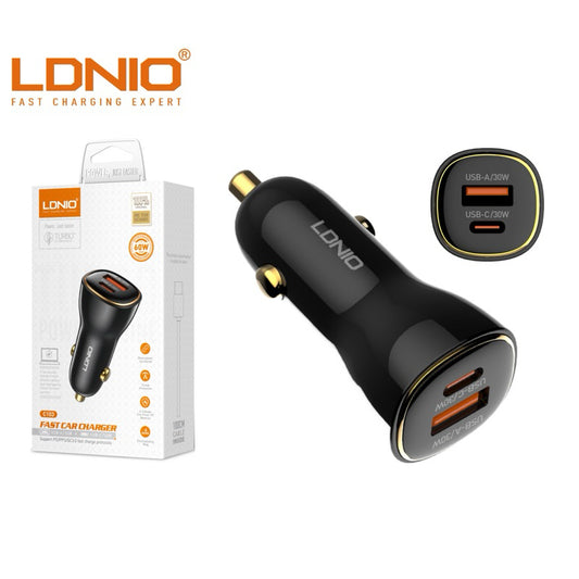 LDNIO C103 PD Car Phone Fast Charger With Type c