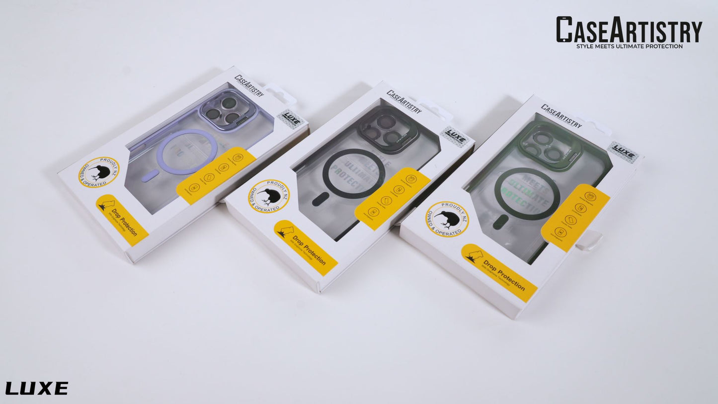 Case Artistry Mag Shield Luxe With Lens Protector For iPhone 16E