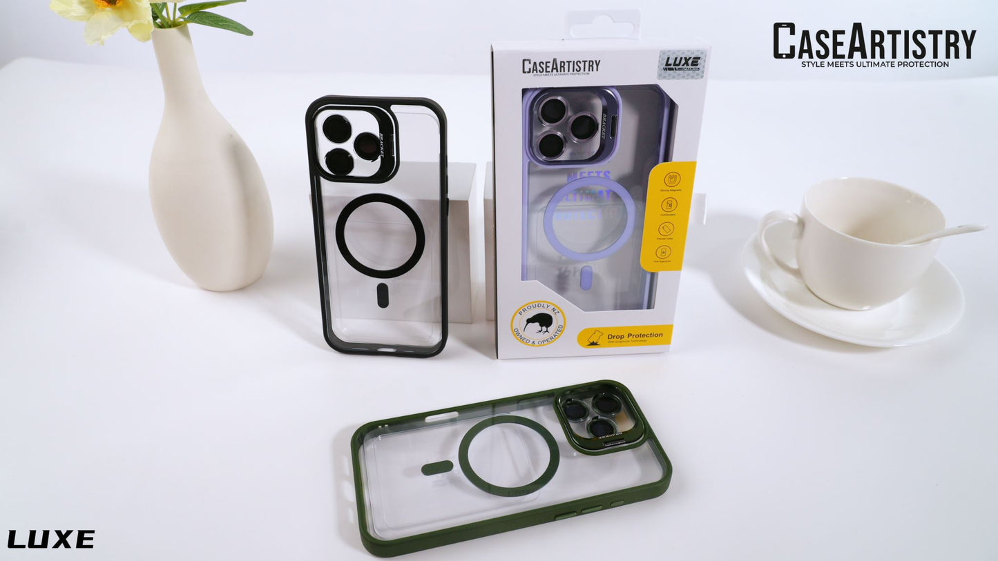 Case Artistry Mag Shield Luxe With Lens Protector For iPhone 16 Plus