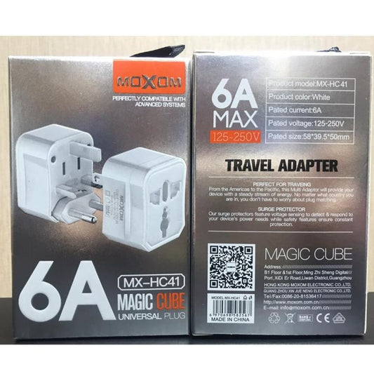 MOXOM MX-HC41 MAGIC CUBE UNIVERSAL PLUG TRAVELLING PLUG