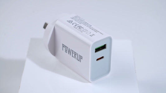 Power UP 20W + 18W USB + C Wall Adapter Charger