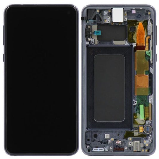 Replacement Lcd Screen Frame Samsung Galaxy S10E Black OEM