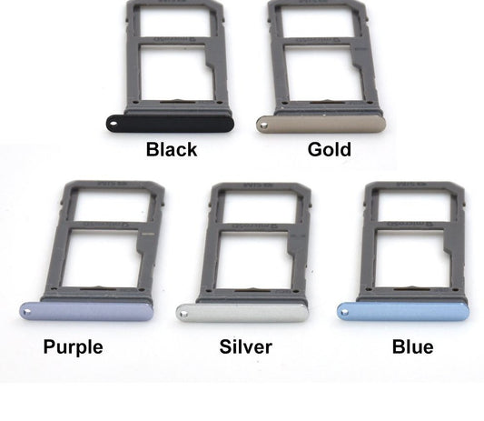 Replacement Sim Card Holder Slot Tray For S8 / S8 Plus Black