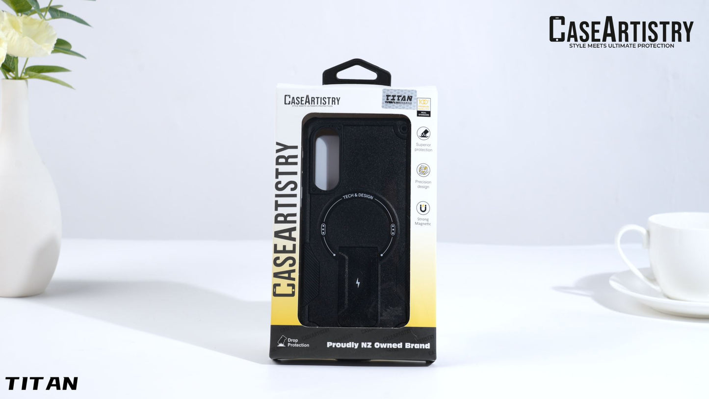 Case Artistry Tough Armor Titan Case For Samsung Galaxy S25 Edge Black