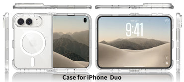 Mag Shield Ghost Matte Magsafe Case For iPhone Duo Matte Black