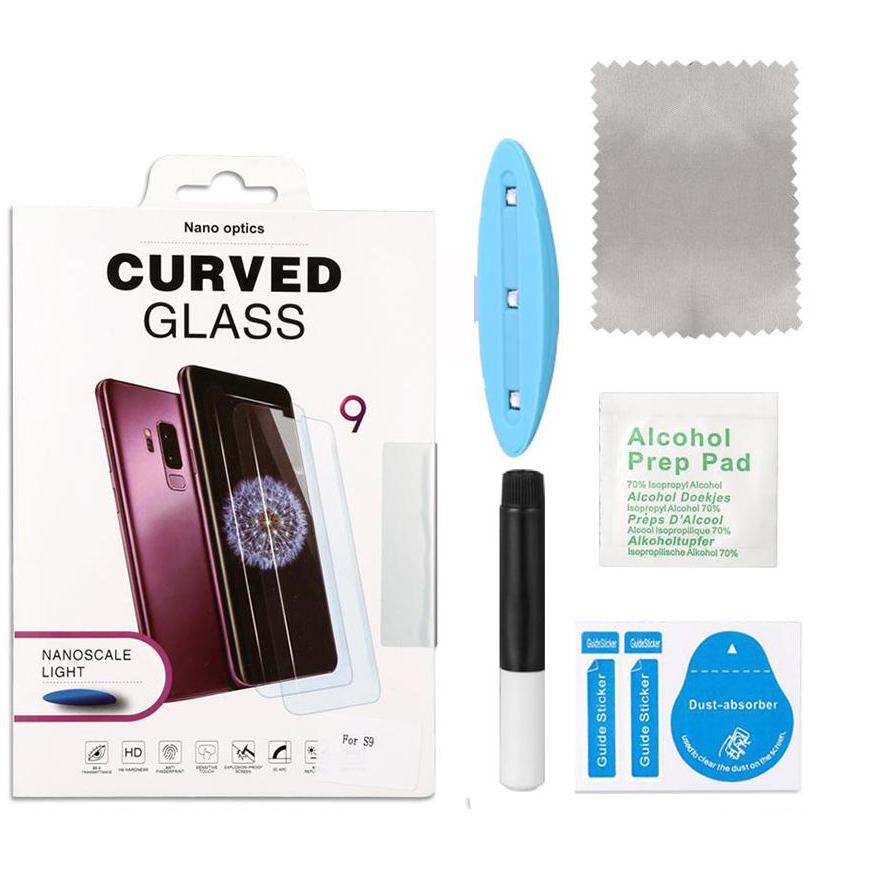 UV Glue Full Cover Premium Tempered Glass For Samsung Galaxu S21 Ultra