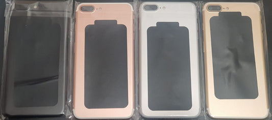 No Logo Back Housing For iPhone 7 Plus 5.5" Silver With Small Parts