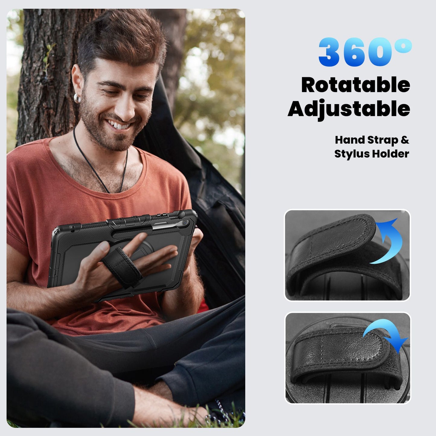 Shockproof Rugged Case For Samsung Tab S8 Ultra / S9 Ultra / S10 Ultra
