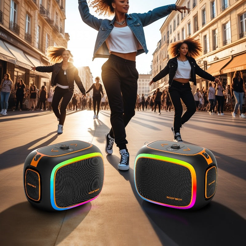 SOONBOX S9900 High Power 120W Wireless Bluetooth Speaker with Colorful Light for Outdoor