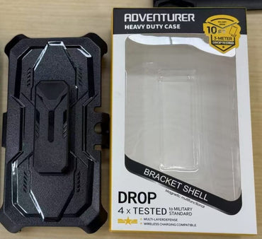 Adventure Magsafe Triple Layer Belt Clip Rugged Case For iPhone 15 Pro Max