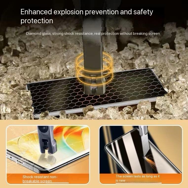 5D Full Cover 9H Tempered Glass For Oppo Find X8 Pro