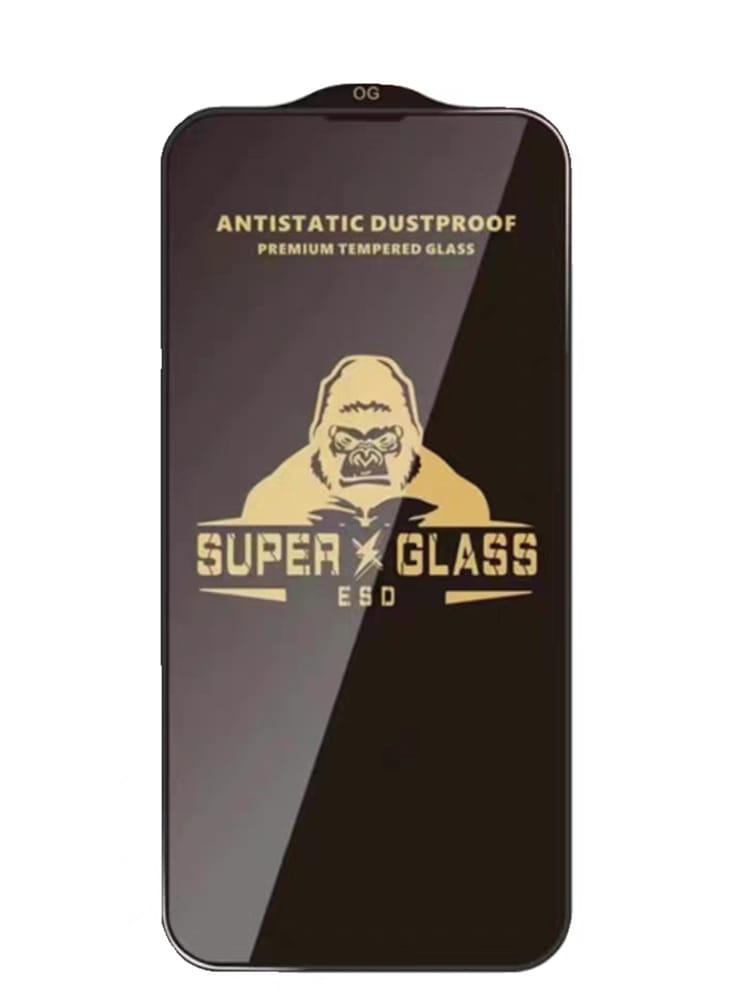 ESD Full Cover 9H Premium Tempered Glass For iPhone 17 Pro Max Black