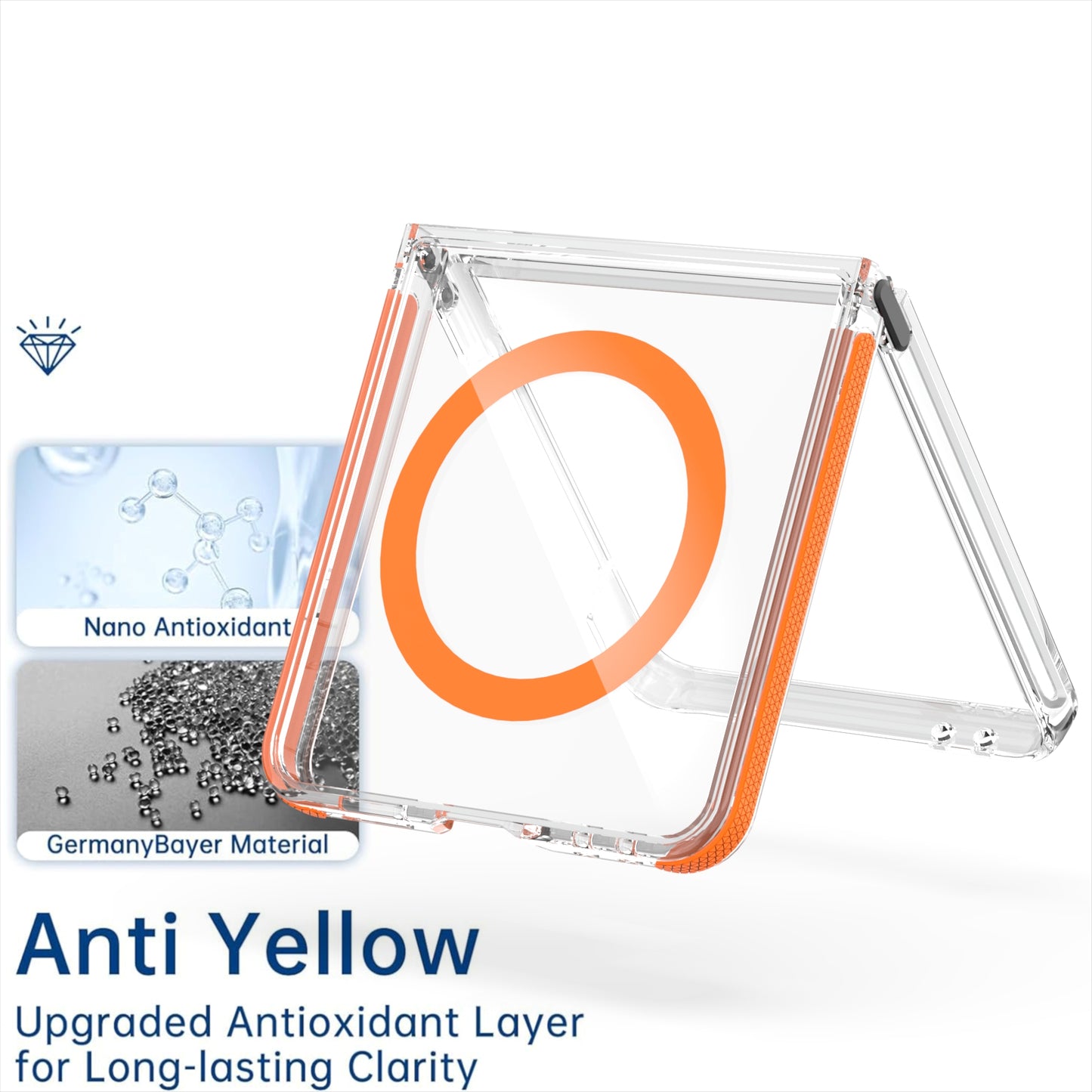 Magsafe Protective Case For Samsung Galaxy FLIP 7 Black