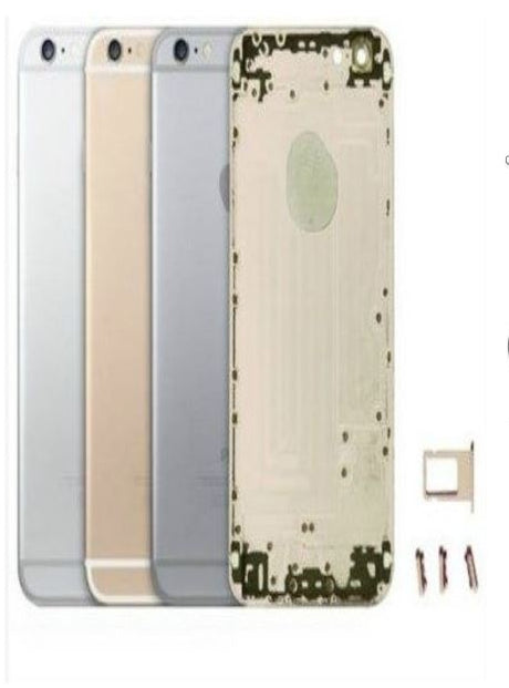 No Logo Battery Back housing for iPhone 6 4.7" Silver