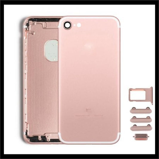No Logo Battery Back Housing For iPhone 8 4.7" Rose Gold