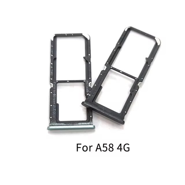 Replacement Sim Card Tray For OPPO A58 4G Black