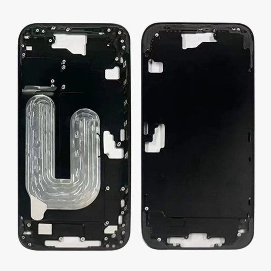 Replacement Middle Frame Housing For iPhone 16 Plus Black