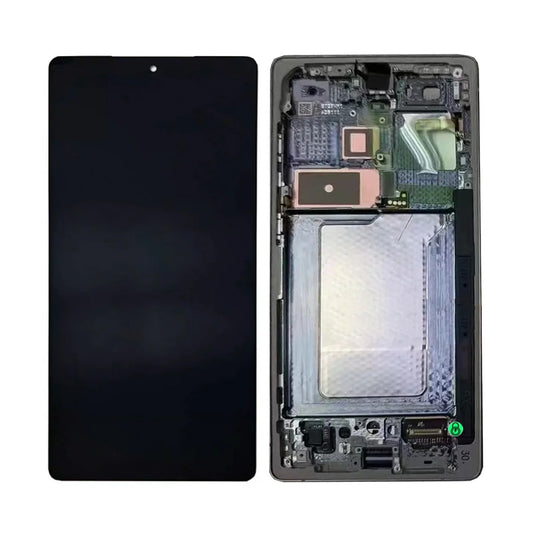 Replacement Lcd Screen with Frame Samsung Galaxy S25 Ultra Black OEM