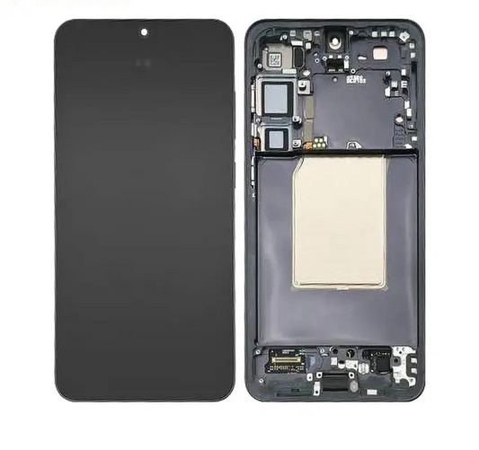 Replacement Lcd Screen with Frame Samsung Galaxy S25 Black OEM