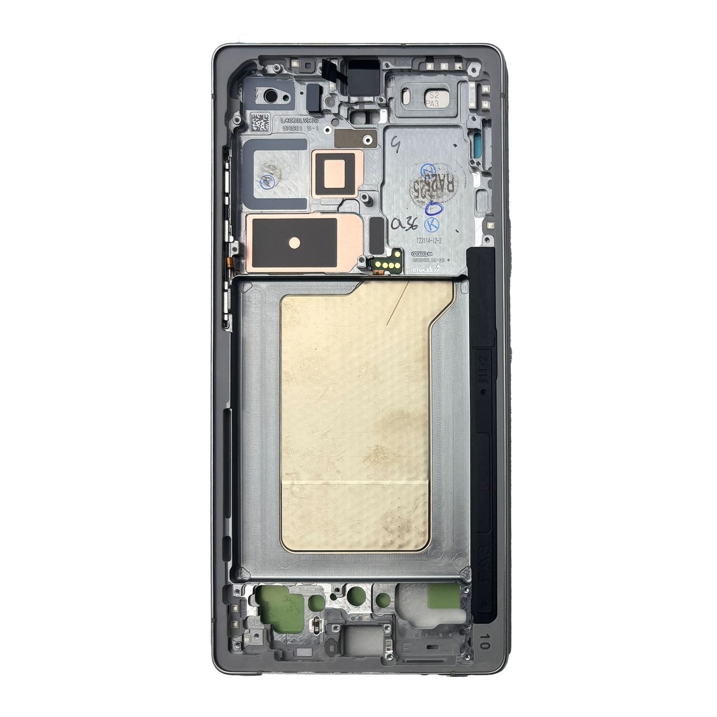 Replacement Lcd Screen with Frame Samsung Galaxy S25 Ultra Silver OEM