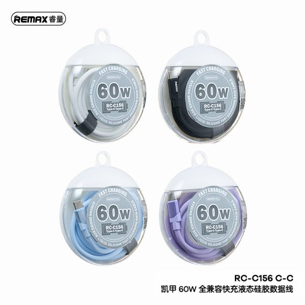 REMAX 60W All Compatible Liquid Silicone Fast Charging Cable 1.2M RC-C156 C-C