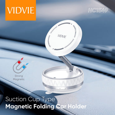 Vidvie HC1549 Suction Cup Type Magnetic Folding Car Holder