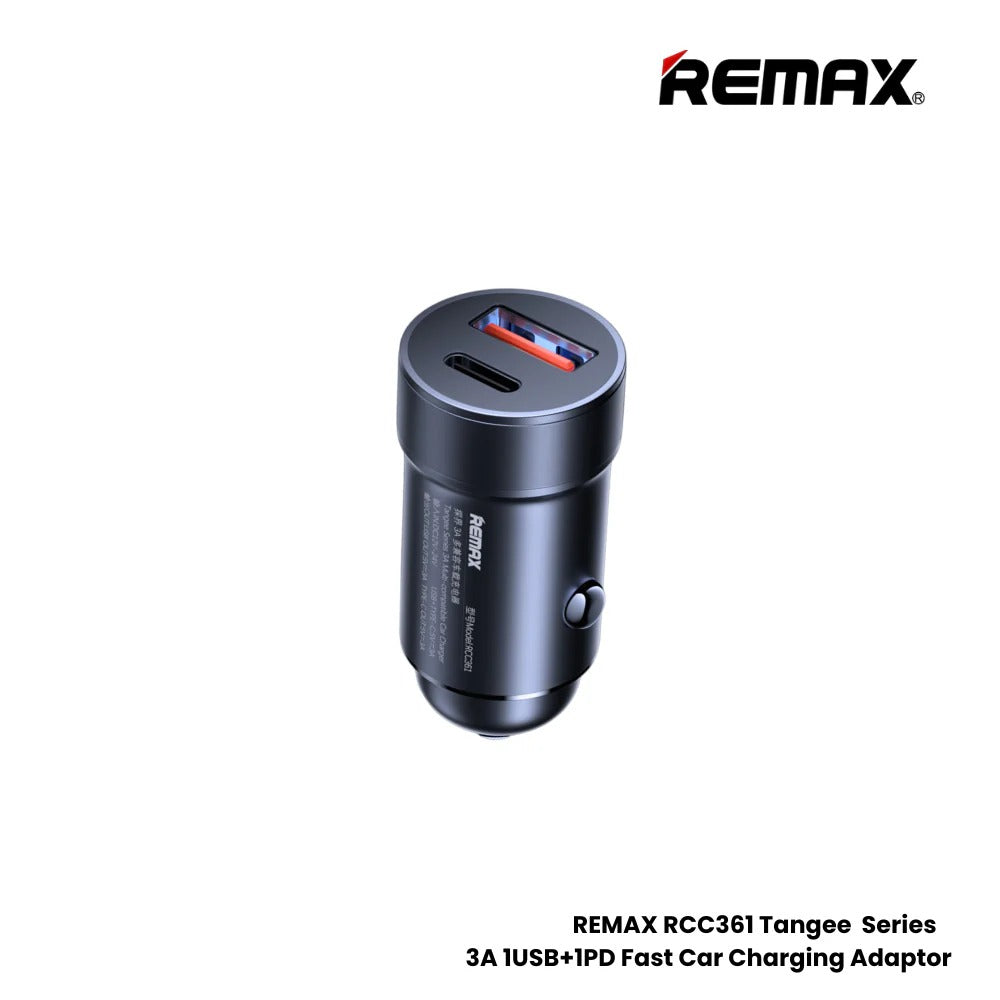 REMAX Tangee Series 3A 1A+1C Multi Compatible Car Charger RCC361