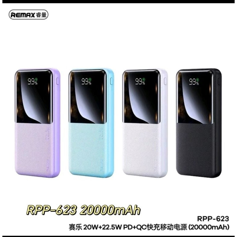 REMAX Cynlle Series PD 20W+QC 22.5W Fast Charging Power Bank 20000mAh RPP-623