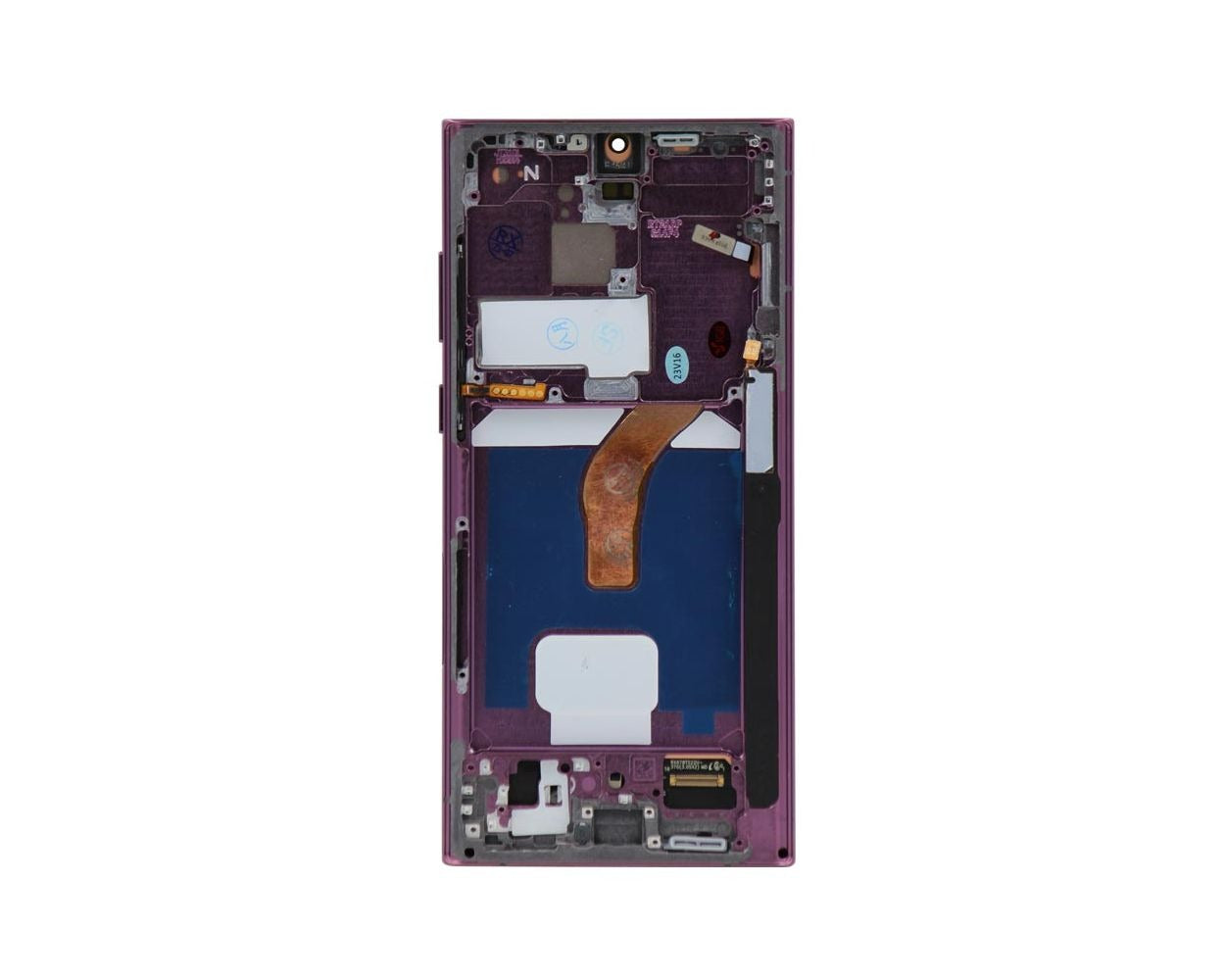 Replacement Lcd Screen with Frame Samsung Galaxy S22 Ultra Purple Soft Oled