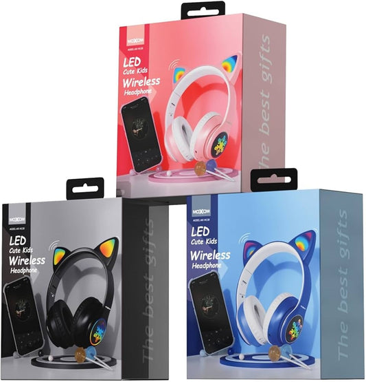 Moxom MX-WL58 Kids Wireless Bluetooth Headphone Black